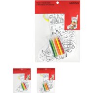 Раскраска «Miniso» Mini Family Christmas Series, 2012457611102, 6 маркеров