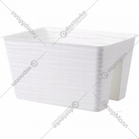 Ящик-кашпо «Formplastic» Sahara, 4460-011, белый, 40 см