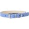Ошейник для собак Mr. Kranch натуральная кожа, васильковый, 48-60 см