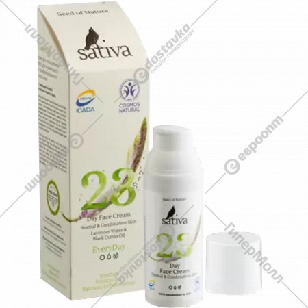 Крем для лица «Sativa» дневной, для комбинированной кожи, №23, 50 мл