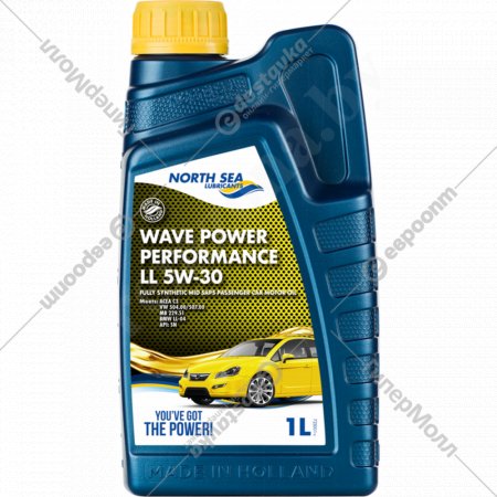 Моторное масло «NSL» Wave Power Performance LL 5W-30, 704836, 1 л