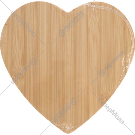 Поднос декоративный бамбуковый «Сердце» 22х21.5 см, арт. QJ-1016