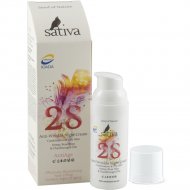 Крем-флюид для лица «Sativa» ночной, коррекция морщин, №28, 50 мл
