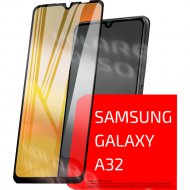 Защитное стекло «Volare Rosso» Fullscreen Full Glue Light, для Samsung Galaxy A32, черный
