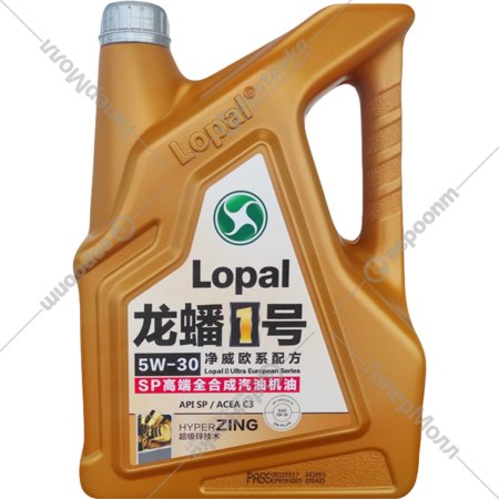 Моторное масло «Lopal» 1 Smart European Series 5W-30, L0074, 4 л
