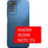 Чехол-накладка «Volare Rosso» Jam, для Xiaomi Redmi Note 11S, силикон, синий