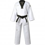 Кимоно для таэквондо «Mooto» WT MTX, белый, воротник черный, размер 2/150, 13995