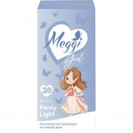 Прокладки ежедневные гигиенические «Meggi» Girl Panty Light, 20 шт