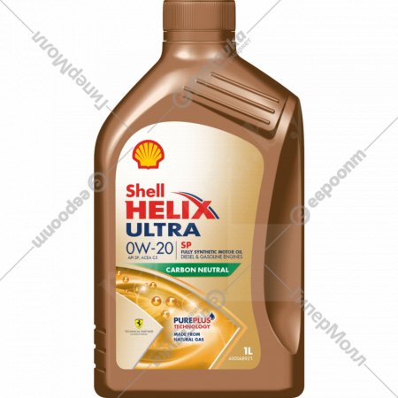 Моторное масло «Shell» Helix Ultra SP 0W-20, 550063070, 1 л