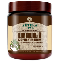 

Бальзам-маска"ОЛИВКОВАЯ+Д-ПАНТЕНОЛ",500г