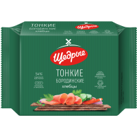 

Хлебцы "ЩЕДРЫЕ"(бородинские,тонкие)170г