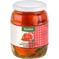 Томаты Эколайн красные, бурые слабокислые, маринованные, 670 г