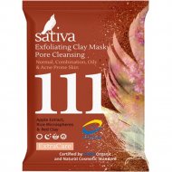 Маска-гоммаж для лица «Sativa» для очищения пор, №111, 15 г