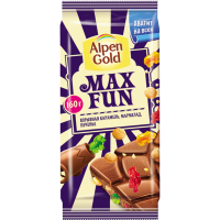 

Шоколад "ALPEN GOLD" макс фан к/м/п 160