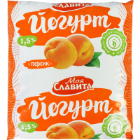 

Йогурт«КРЕПЫШОК»(персик.п/пл) 1,5%,0,5кг