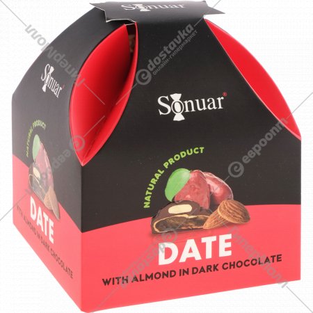 Конфеты «Sonuar» финики с миндалем в шоколаде, 150 г