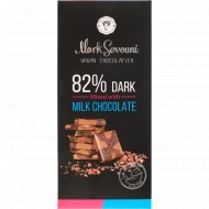 Плитка шоколадная «Mark Sevouni» горький и молочный шоколад, 90 г