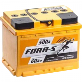Аккумулятор автомобильный «Fora-S» 60 L, 500A, 242х175х190, TC-00001639