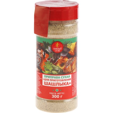 Приправа сухая Пряный Дом Для приготовления шашлыка, 300 г
