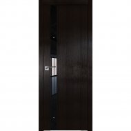 Дверь «ProfilDoors» 62X Венге мелинга/Черный лак, 200х55 см