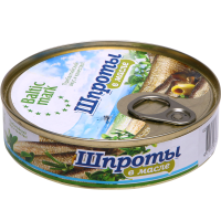 

Шпроты "БАЛТИЙСКИЕ" (ключ) 160г