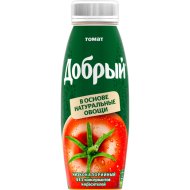 Сок «Добрый» томатный, с солью и мякотью, 300 мл