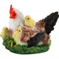 Фигурка для сада «Park» Курица-наседка с цыплятами, 169367