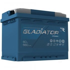 Аккумулятор «Gladiator» Dynamic 60 R, 560A, 242х175х190, TC-00012057