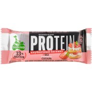 Протеиновый батончик Bionova клубничный бисквит, 50 г