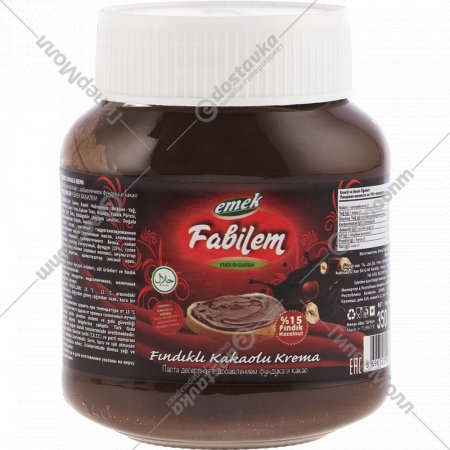 Паста десертная «Fabilem» фундук-какао, 350 г