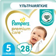Подгузники «Pampers» Premium Care Размер 5, 11-16 кг, 28 шт