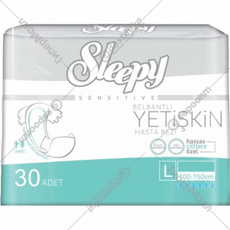 Подгузники для взрослых «Sleepy» Adult diaper, размер L, 30 шт