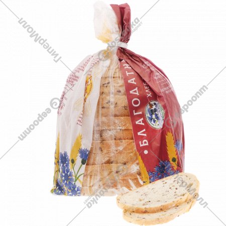Хлеб пшеничный «Благодатный со льном» нарезанный, 350г