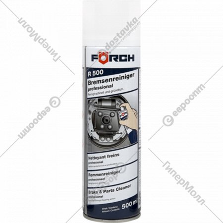 Очиститель тормозов «Forch» Профессионал R500, 61100913, 500 мл