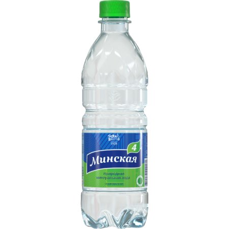 Вода минеральная Минская-4 газированная, 0.5 л
