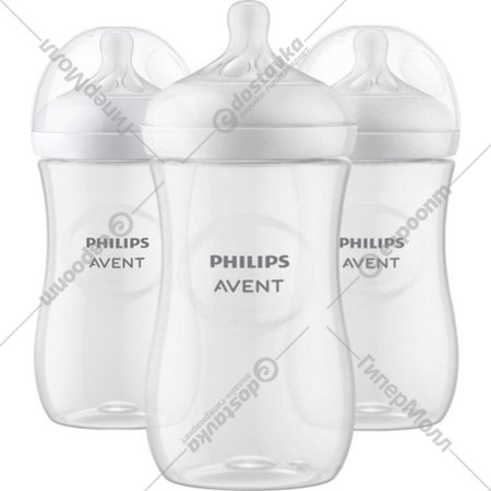 Набор бутылочек для кормления «Philips Avent» SCS100/02, 260 мл, 3 шт