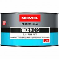 Шпатлёвка «Novol» Fiber micro, 1235, со стекловолокном, 1.8 кг