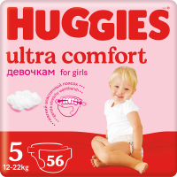 

Подгузн."HUGGIES UL.COMF"(mega5,56,girl)