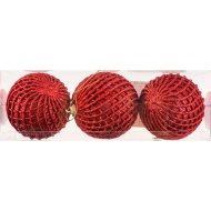 Шары новог«AUSINI»(V5069,красный,8см)3шт