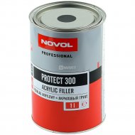 Грунт акриловый «Novol» Protect 300 MS, черный, 37041, 1 л