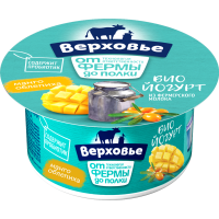 

Биойог."ВЕРХОВЬЕ"(2.9%манго,облепих)150г
