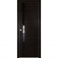 Дверь «ProfilDoors» 6Z Венге кроскут/Черный лак, 195х60 см