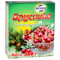 

Брусника быстрозамороженная РБ 300г