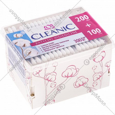 Ватные палочки косметические «Cleanic» 200 шт