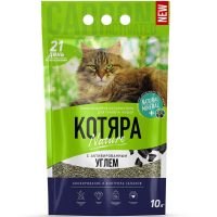 

Наполнитель"КОТЯРА КОМКУЮЩ."(с угл.)10л