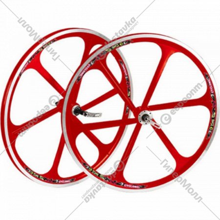 Комплект колес «Teny Rim» TAFD/Thread Disk-6000, красный
