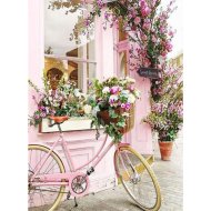 Алмазная живопись «Darvish» Велосипед с цветами, DV-9518-1, 40х50 см