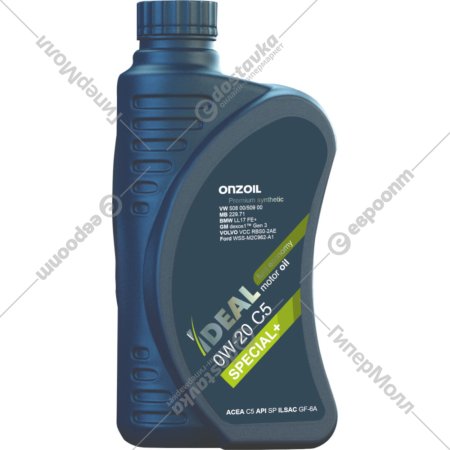 Масло моторное «Onzoil» Ideal 0W-20 C5, 0.9 л