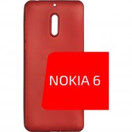 Чехол-накладка «Volare Rosso» Soft-touch, для Nokia 6, красный