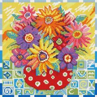 Алмазная мозаика «Белоснежка» Цветики-цветочки, 291-ST-S, на подрамнике